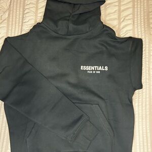 Fear of God Essentials Black Hoodie